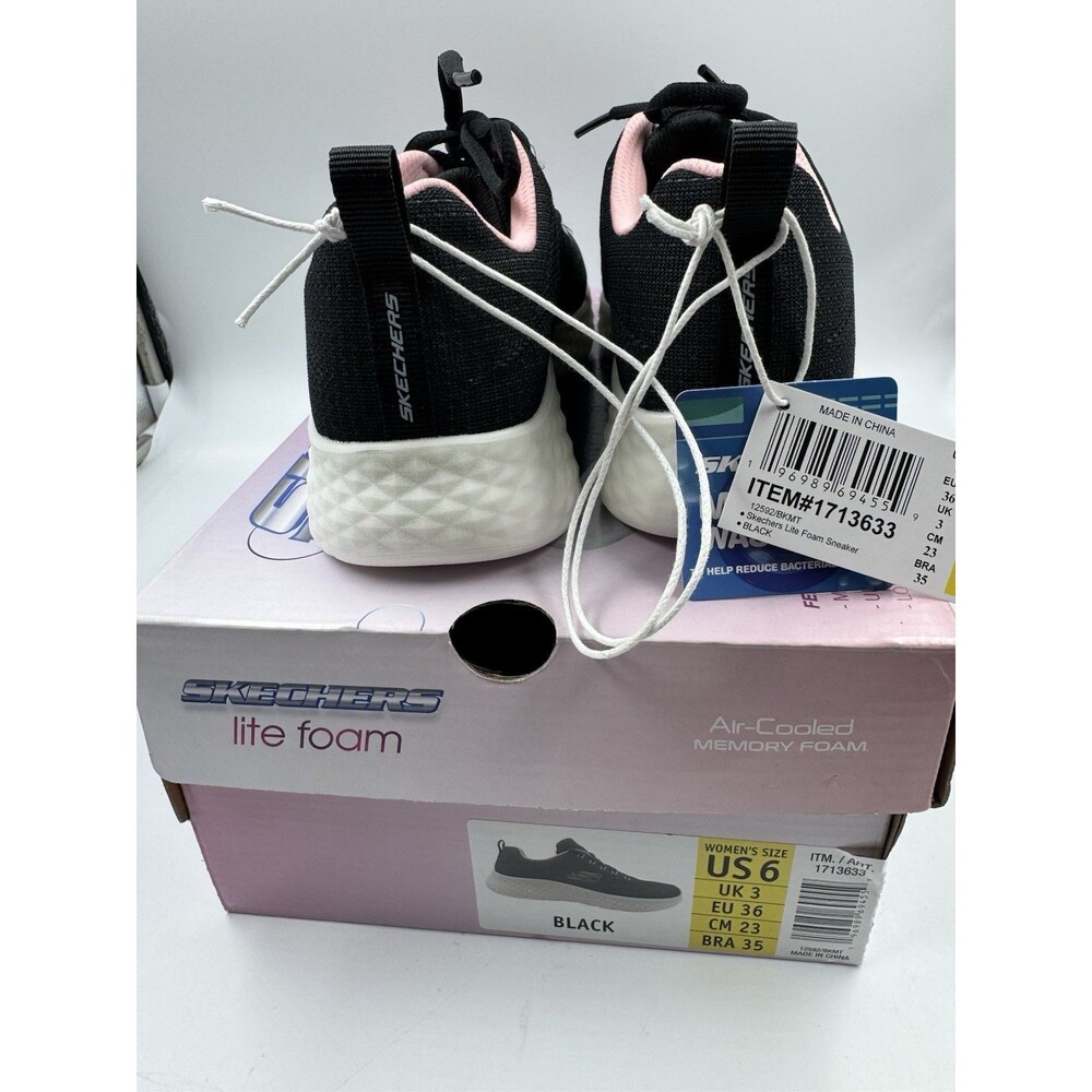 SKECHERS Women's Lite Foam Lightweight Air-Cooled Running Sneaker Shoes New 6 - Picture 2 of 11